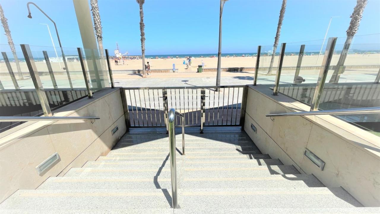 Beach Valencia Luxury A40-35 Apartment With Terrace And Sea Views エクステリア 写真